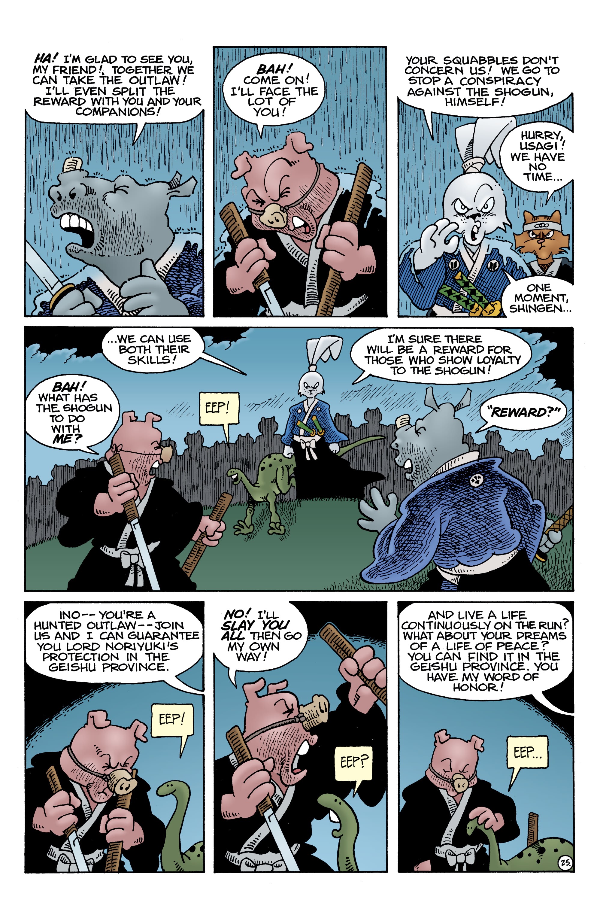 Read online Usagi Yojimbo: The Dragon Bellow Conspiracy comic -  Issue #4 - 27