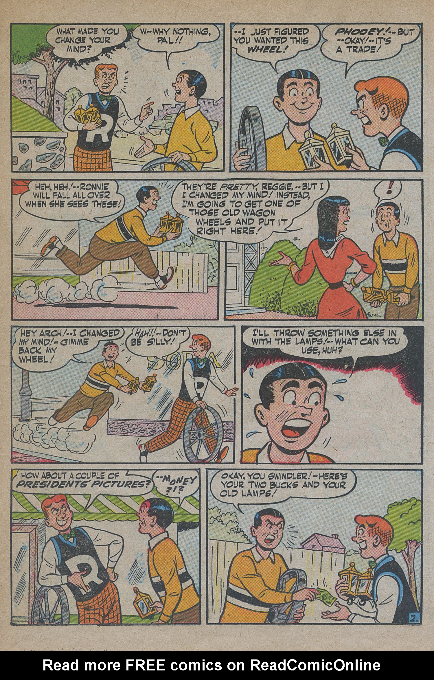 Read online Archie's Rival Reggie comic -  Issue #14 - 15
