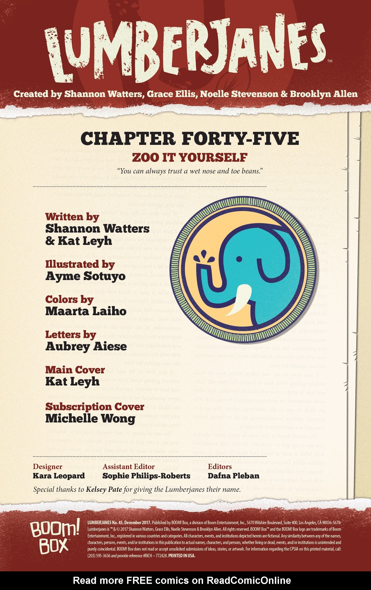 Read online Lumberjanes comic -  Issue #45 - 2