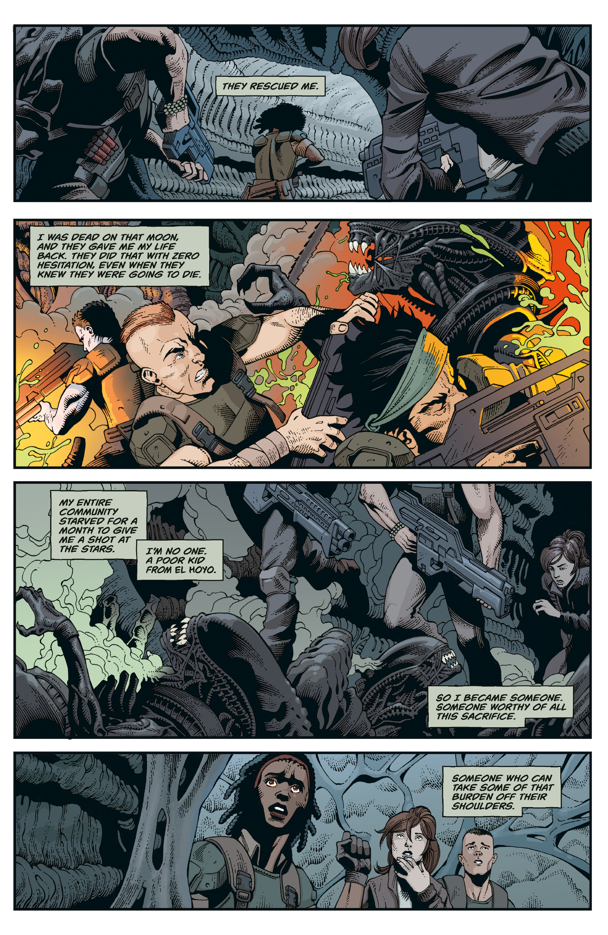 Read online Aliens: Rescue comic -  Issue #4 - 10