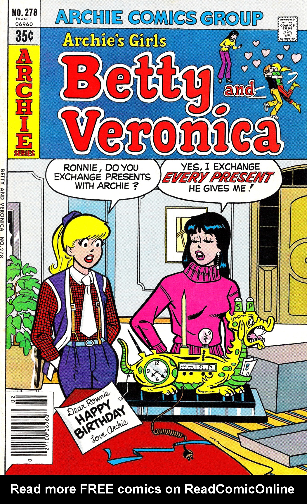 Read online Archie's Girls Betty and Veronica comic -  Issue #278 - 1