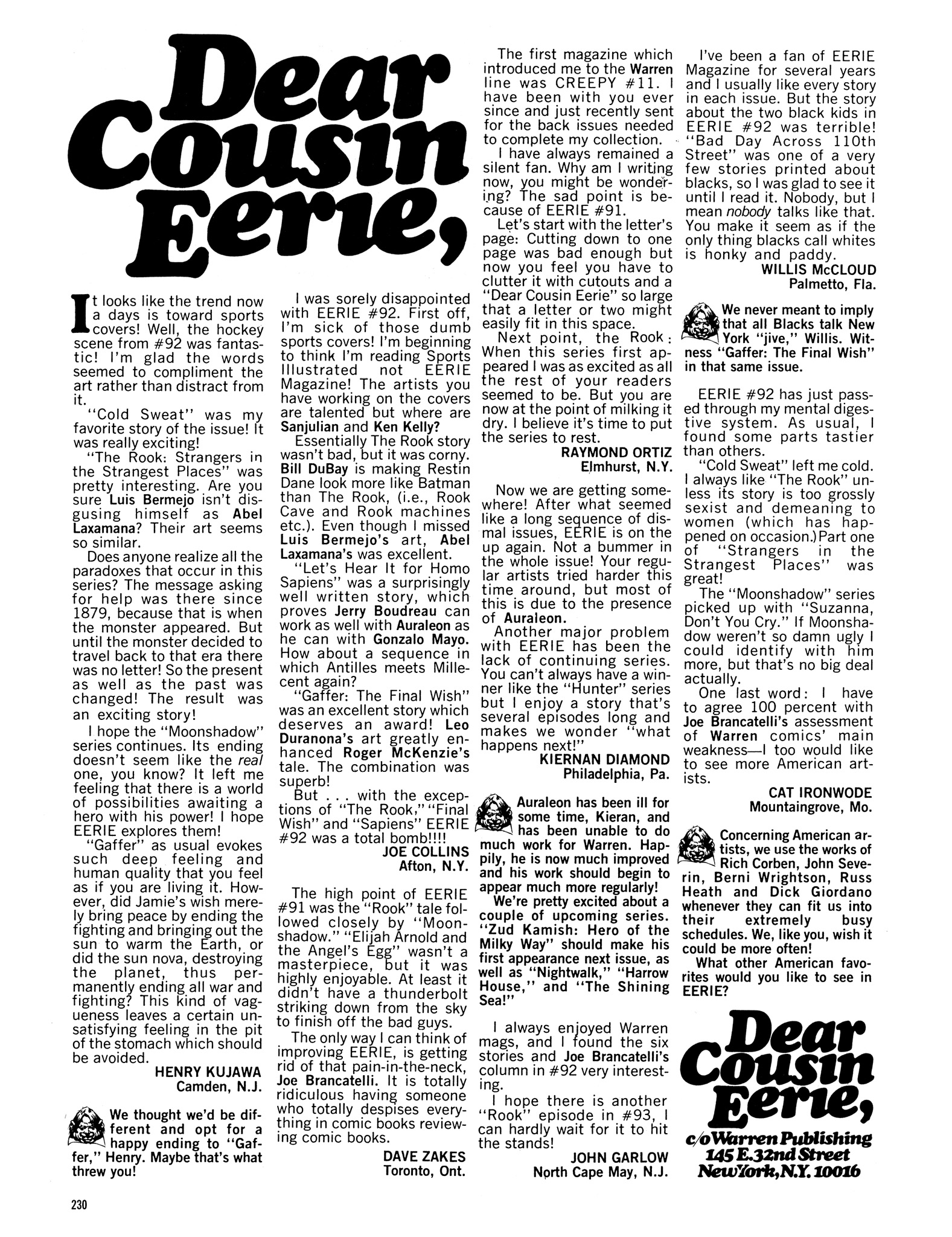 Read online Eerie Archives comic -  Issue # TPB 19 - 221