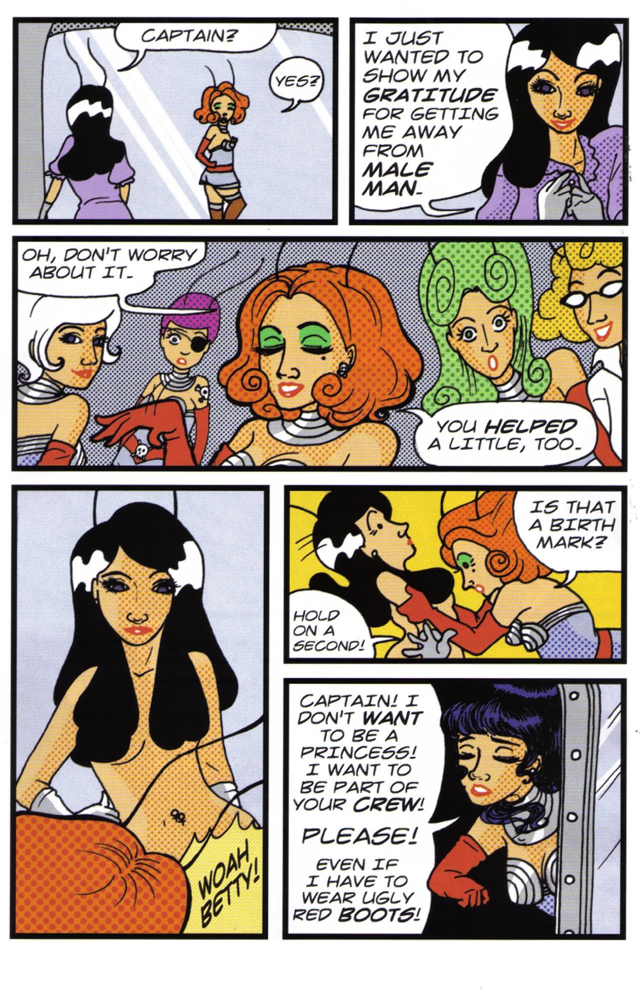 Read online I Was Kidnapped By Lesbian Pirates From Outer Space comic -  Issue #6 - 22
