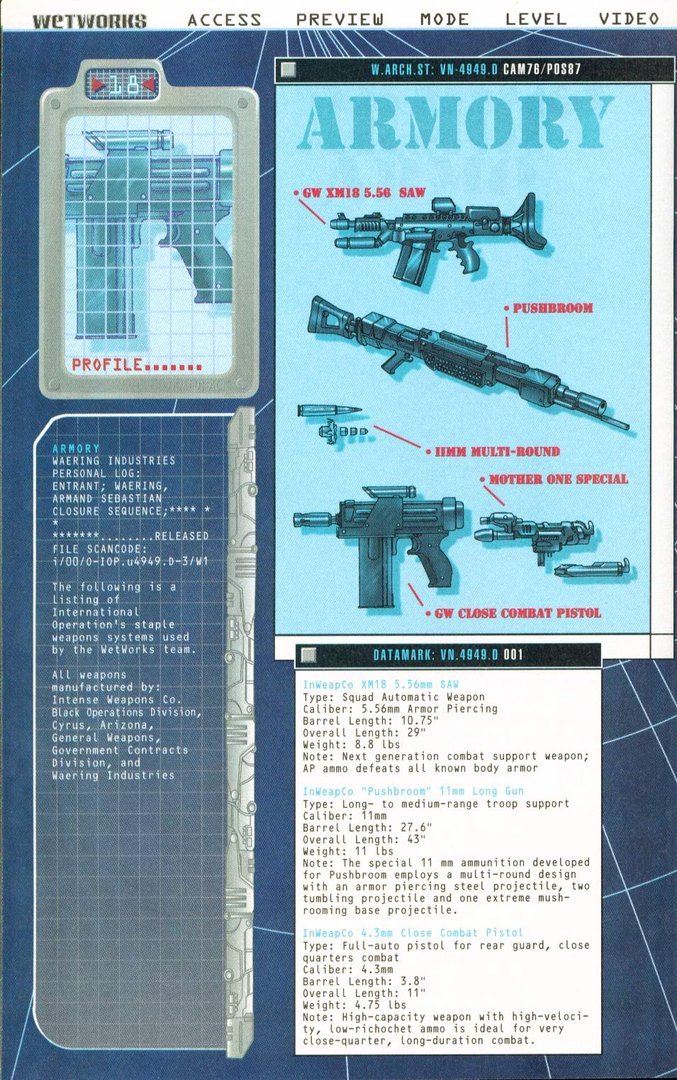 Read online Wetworks Sourcebook comic -  Issue # Full - 20