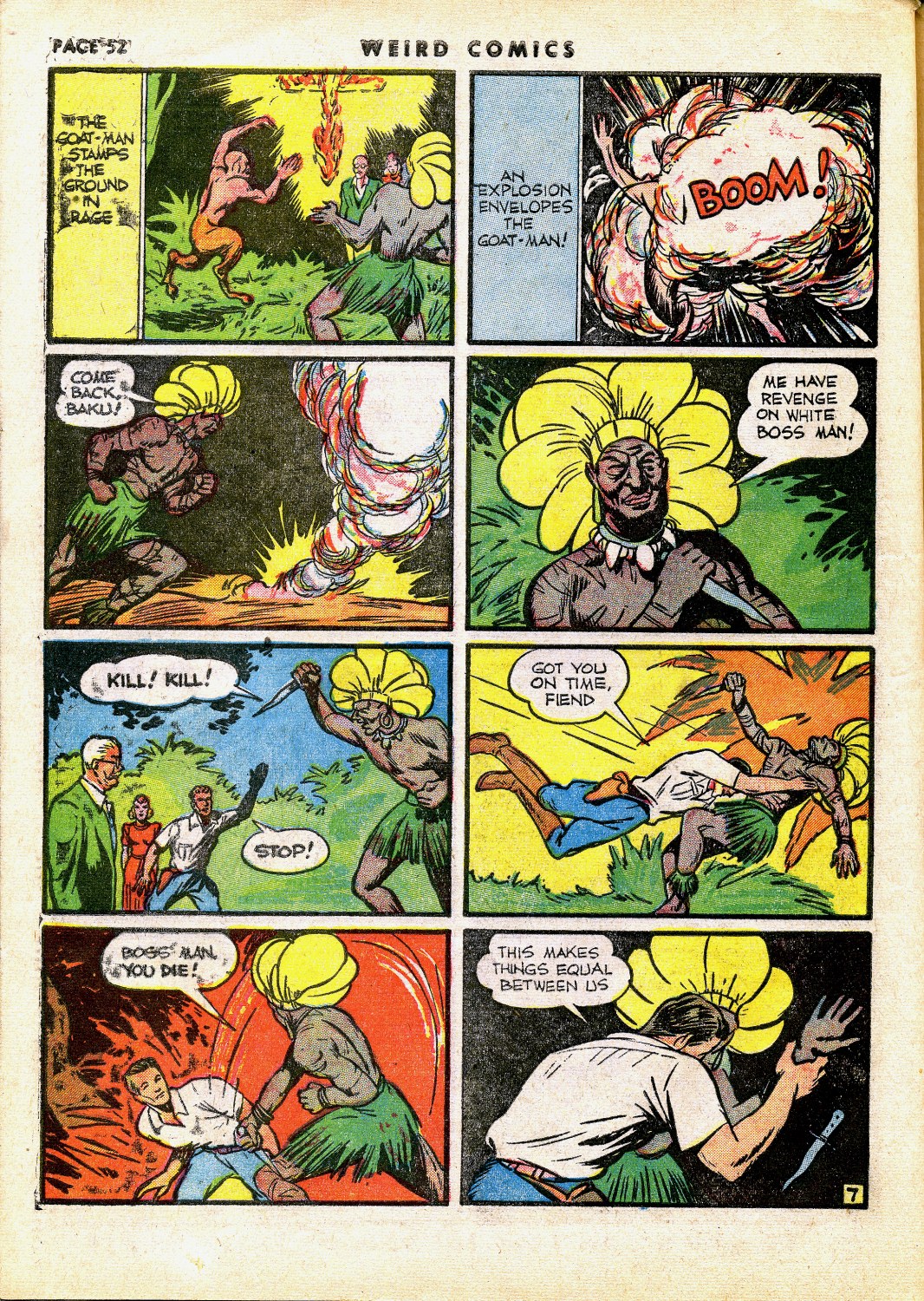 Read online Weird Comics comic -  Issue #7 - 54