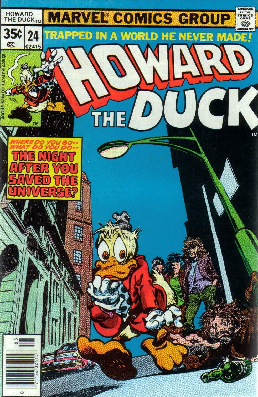 Read online Howard the Duck (1976) comic -  Issue #24 - 1