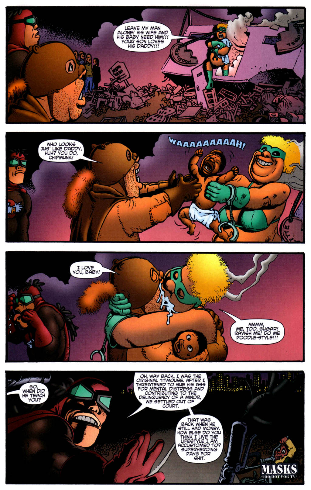 Read online Masks: Too Hot for TV! comic -  Issue # Full - 33
