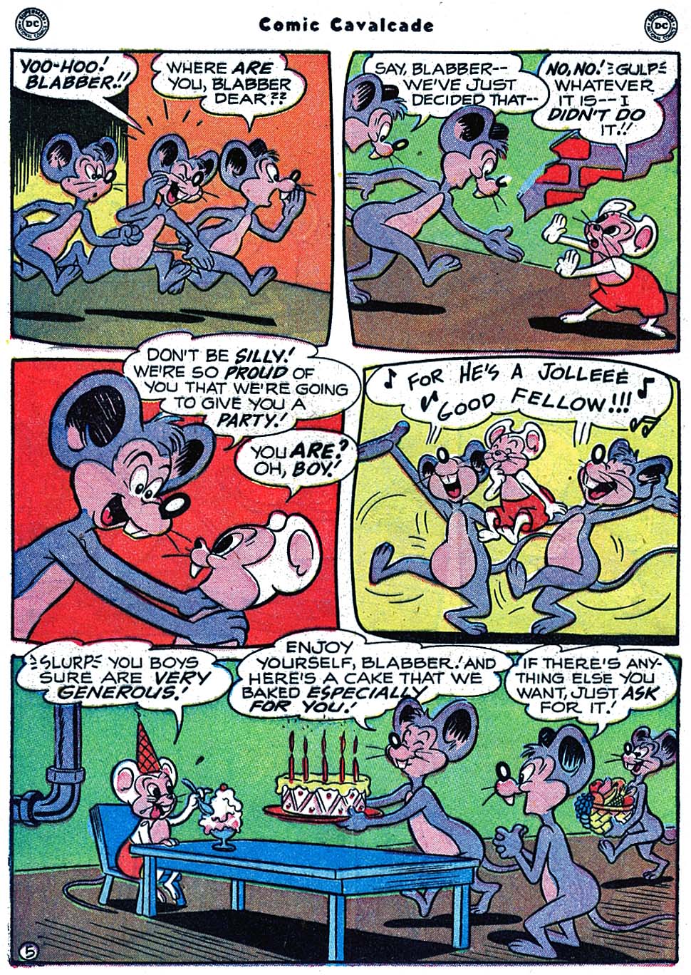 Read online Comic Cavalcade comic -  Issue #38 - 16