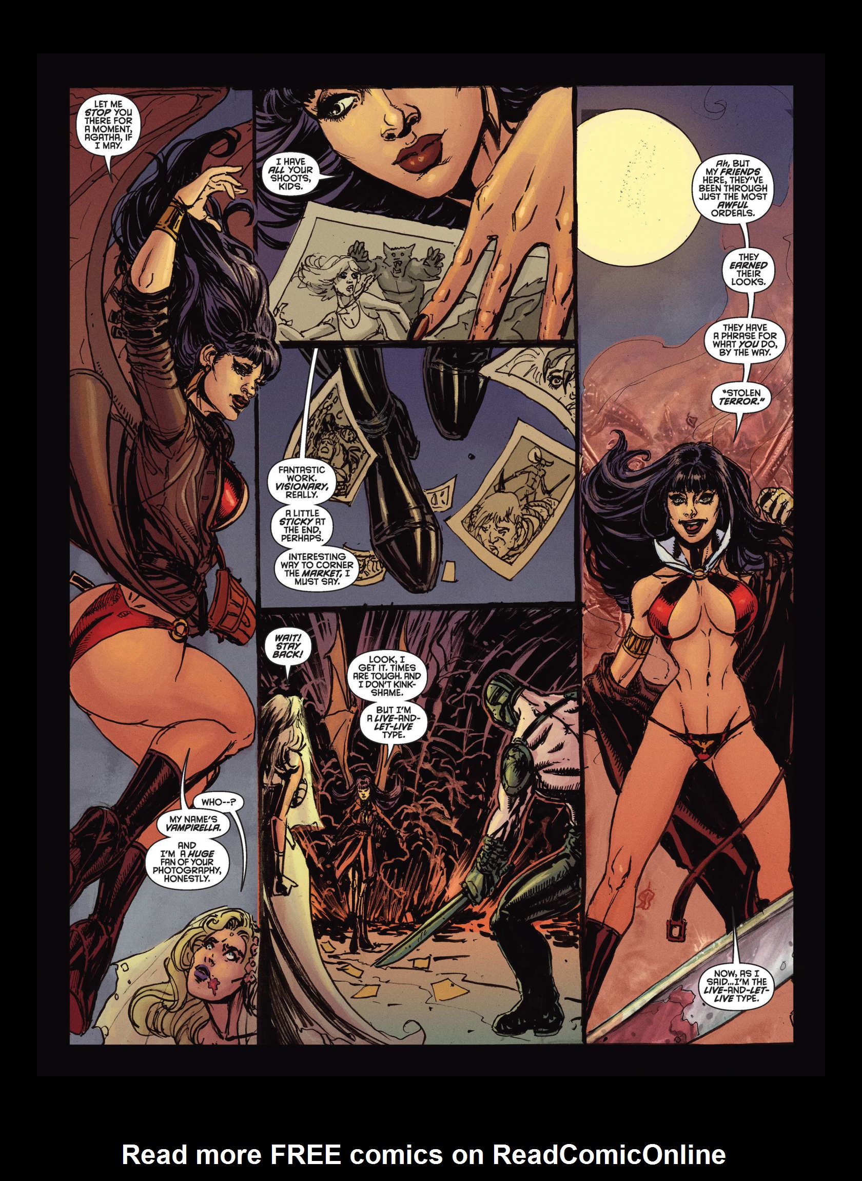 Read online Vampirella in Make Up to Break Up comic -  Issue # Full - 4