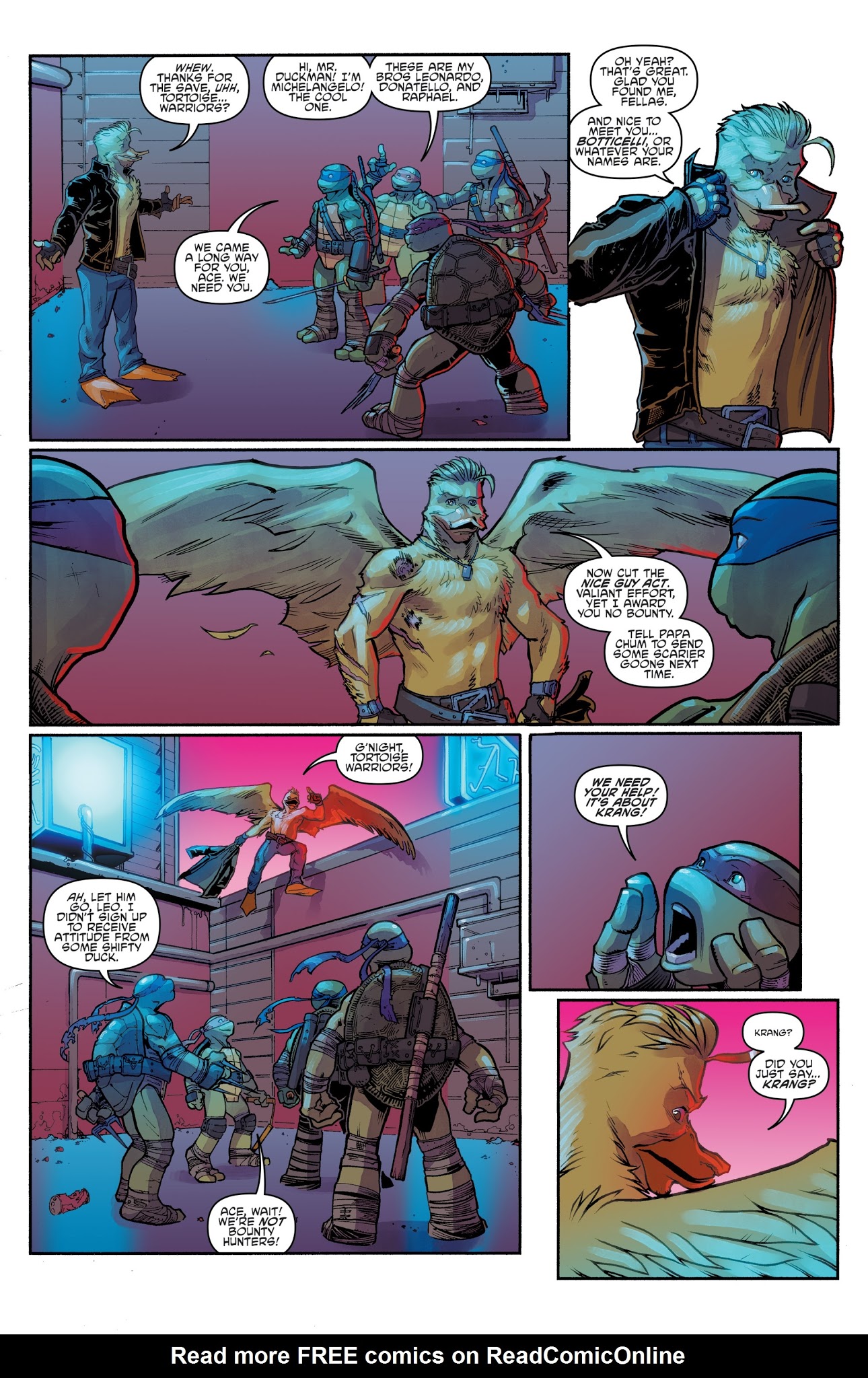 Read online Teenage Mutant Ninja Turtles: Dimension X comic -  Issue #4 - 9