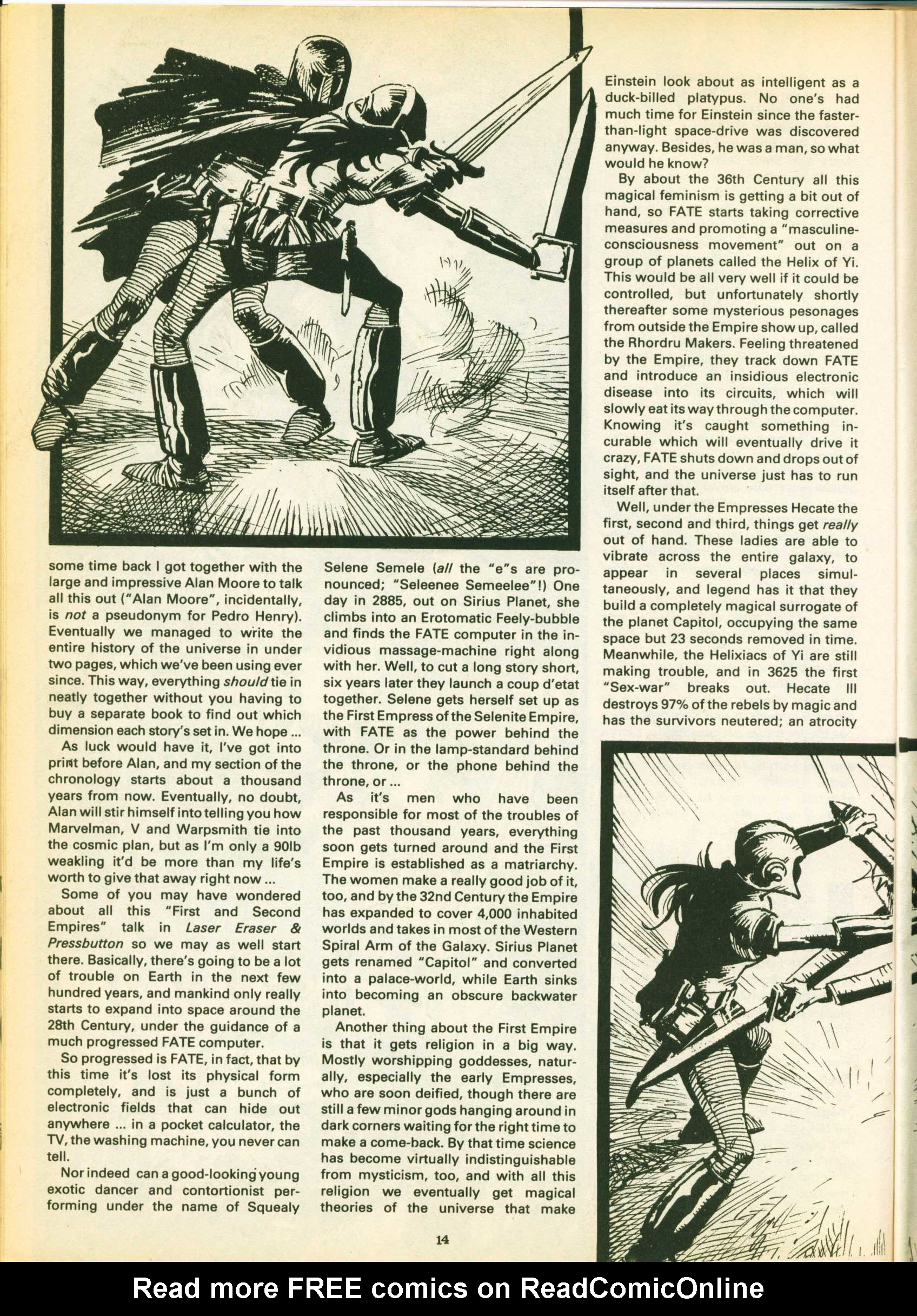 Read online Warrior comic -  Issue #14 - 14