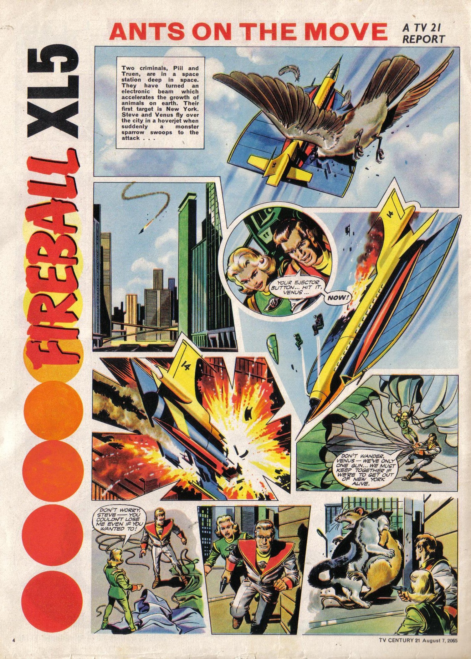Read online TV Century 21 (TV 21) comic -  Issue #29 - 5