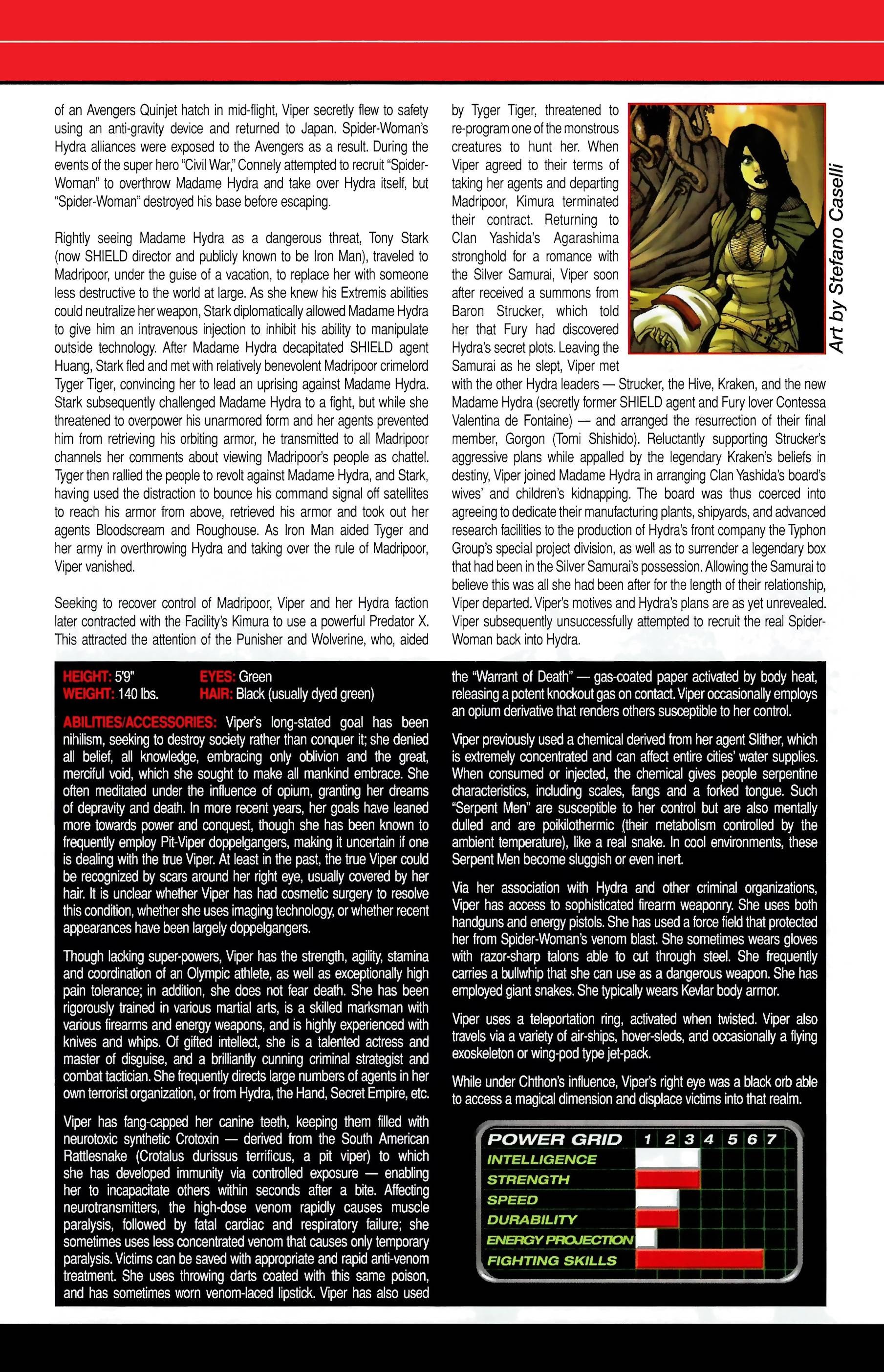 Read online Official Handbook of the Marvel Universe A to Z comic -  Issue # TPB 12 (Part 2) - 129