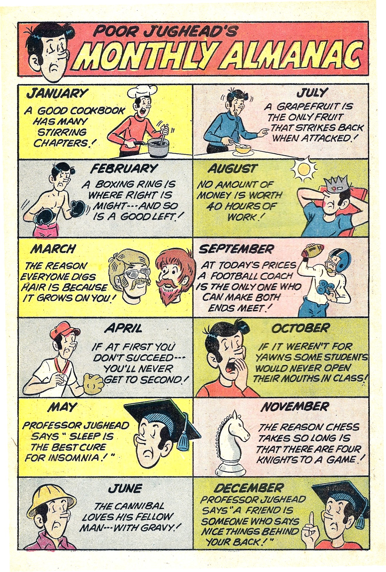 Read online Jughead's Jokes comic -  Issue #34 - 22