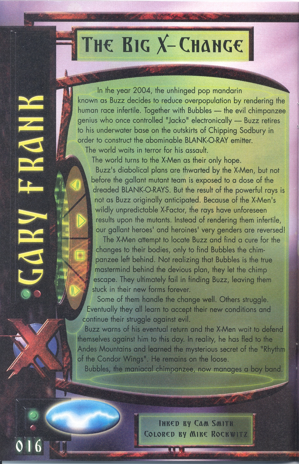 Read online X-Men: Millennial Visions comic -  Issue #1 - 16