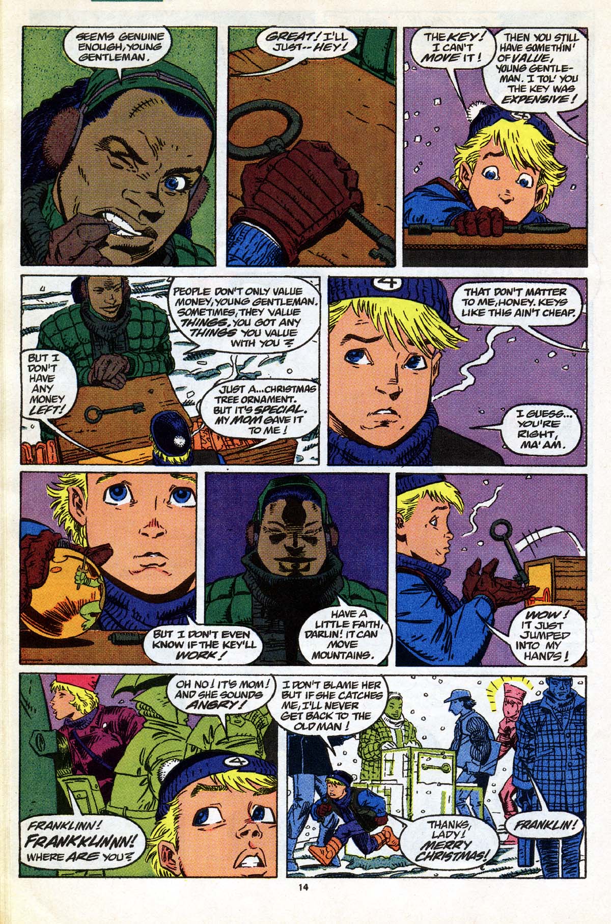 Read online Marvel Holiday Special (1991) comic -  Issue #1991 - 17