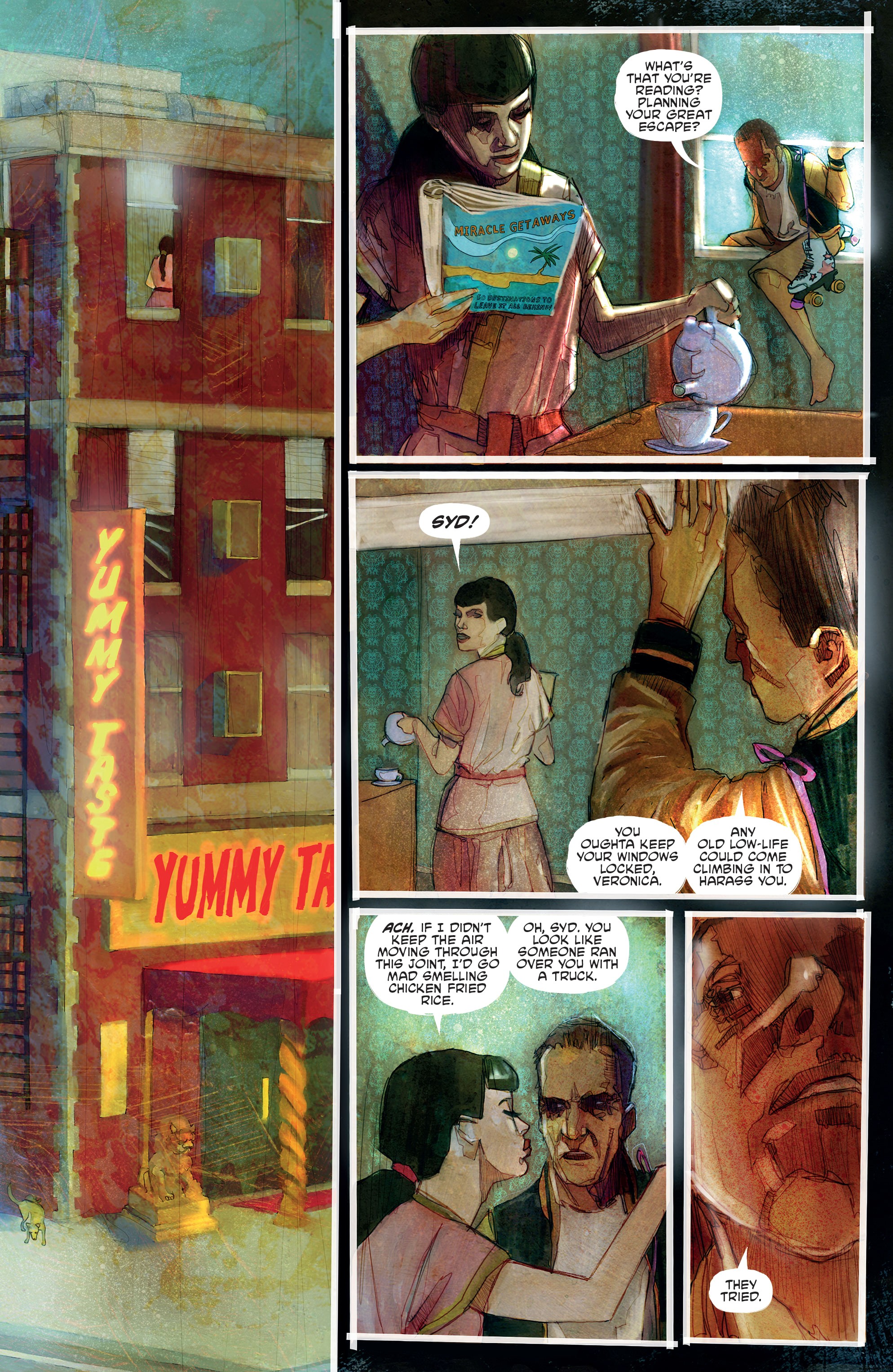 Read online Dying is Easy comic -  Issue #3 - 8