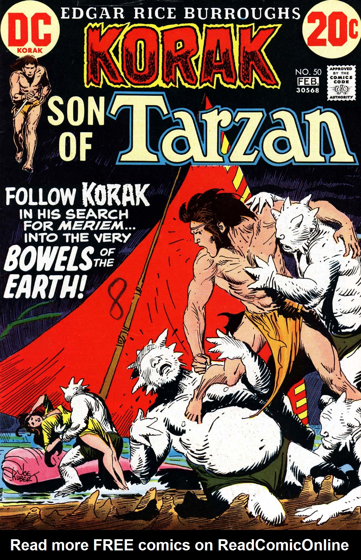 Read online Korak, Son of Tarzan (1972) comic -  Issue #50 - 1
