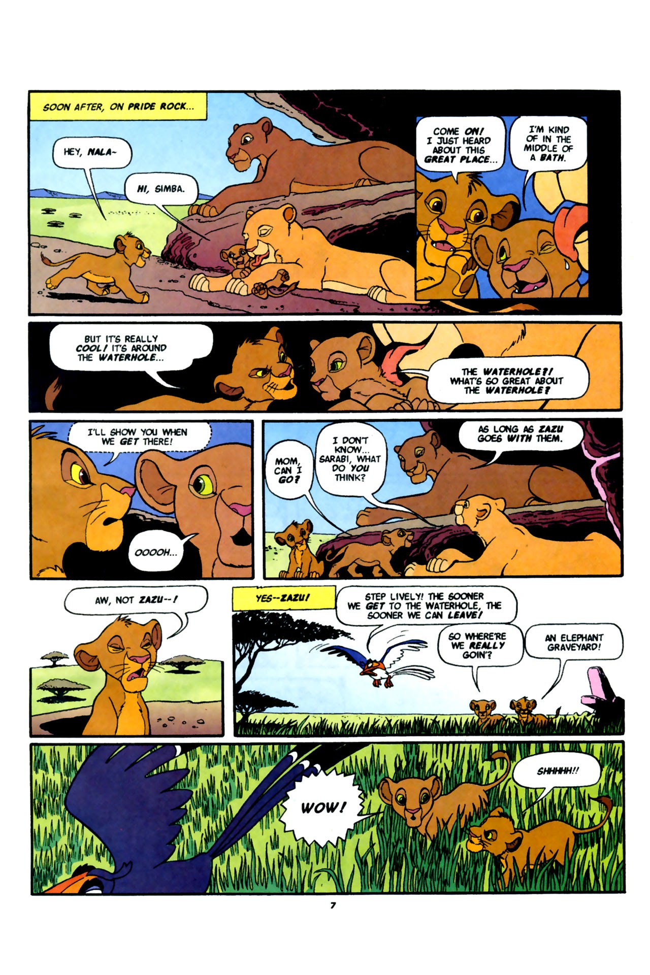 Read online Disney's The Lion King comic -  Issue #1 - 9