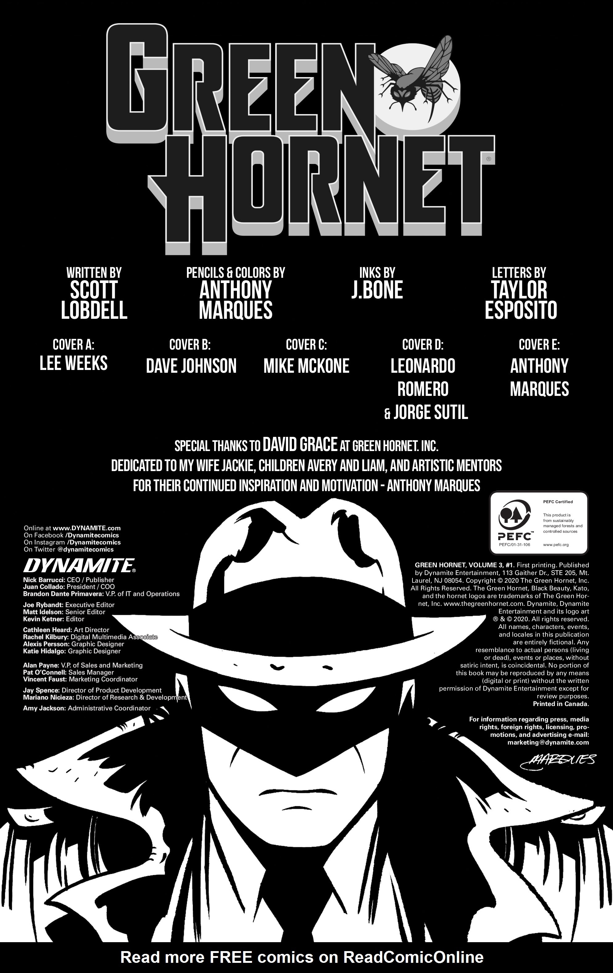 Read online The Green Hornet (2020) comic -  Issue #1 - 6
