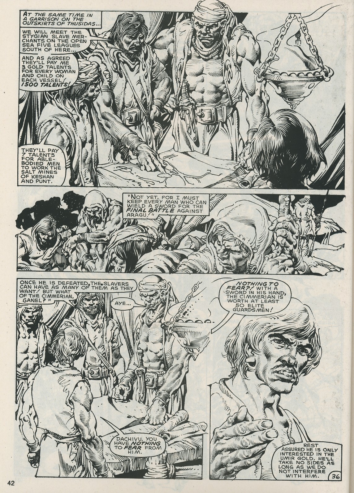 Read online The Savage Sword Of Conan comic -  Issue #121 - 42