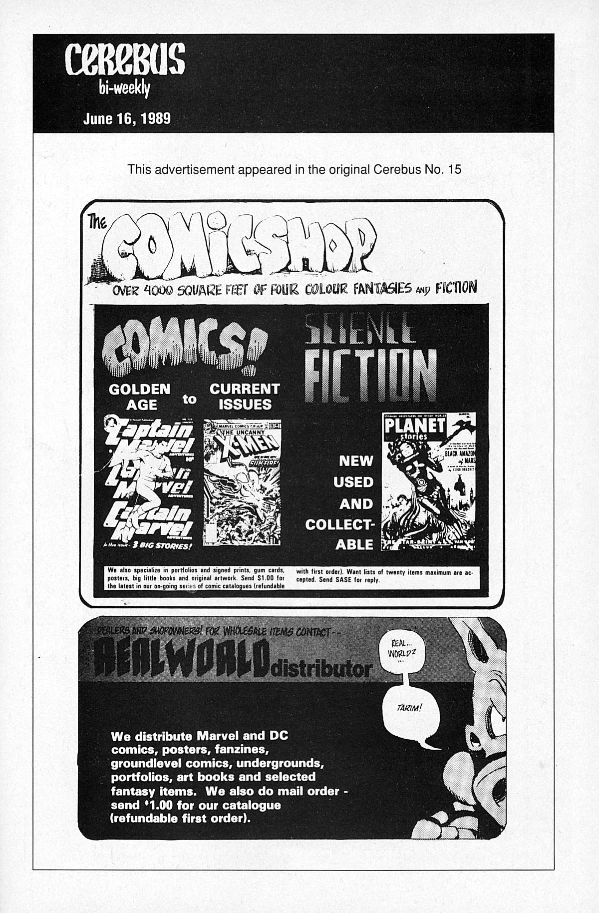 Read online Cerebus comic -  Issue #15 - 25