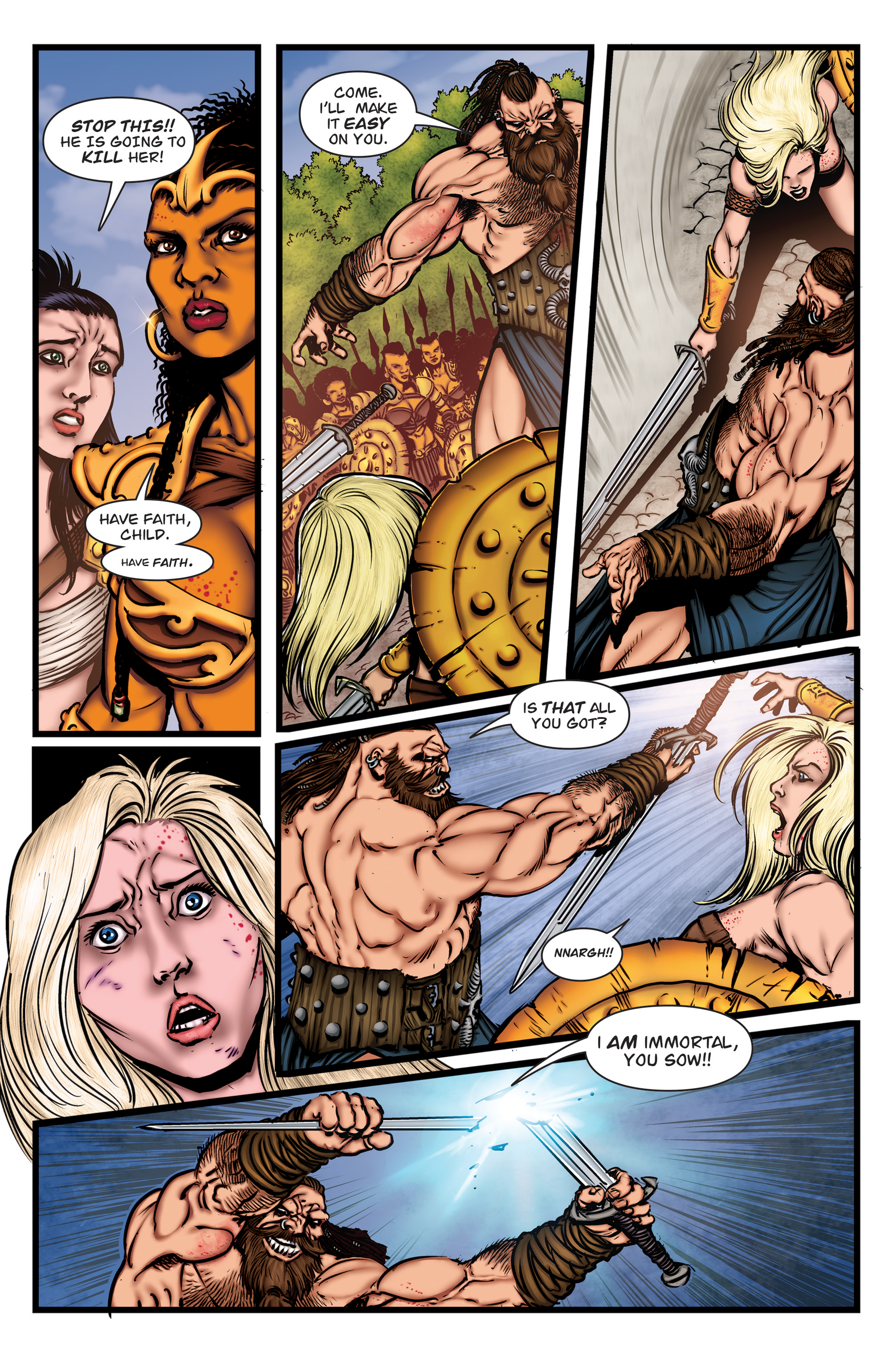 Read online Arhian: Head Huntress comic -  Issue #5 - 32