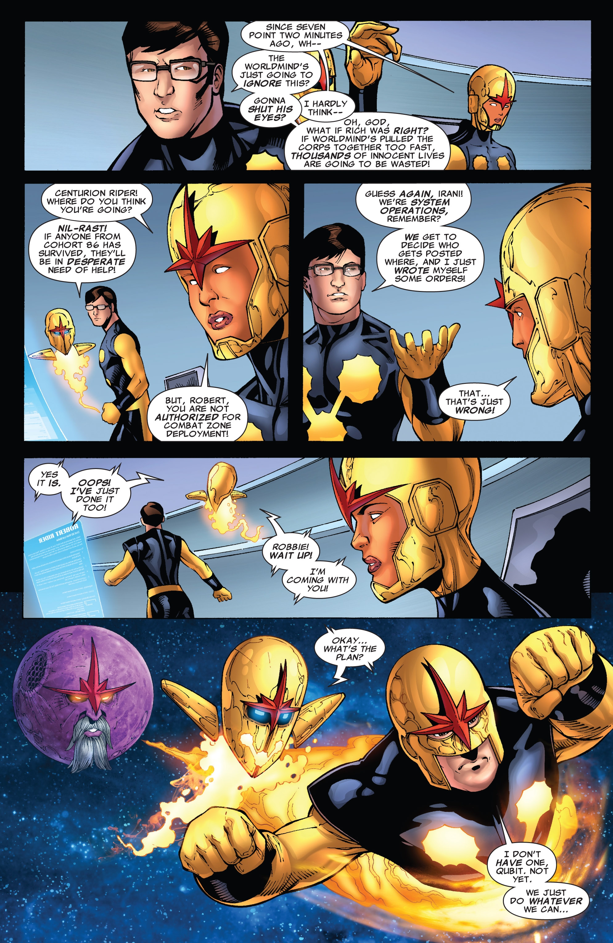 Read online Nova (2007) comic -  Issue #25 - 7