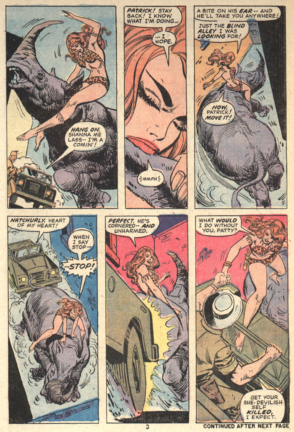 Read online Shanna, the She-Devil (1972) comic -  Issue #4 - 4