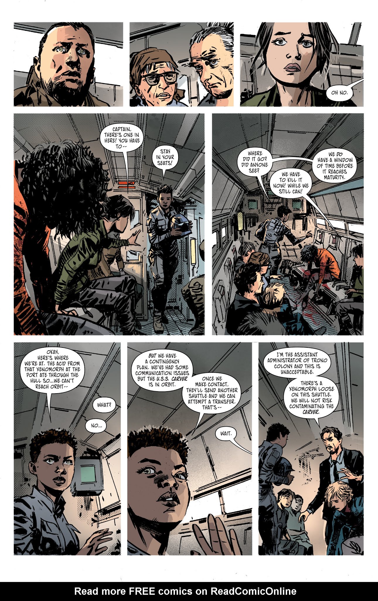 Read online Aliens: Dust To Dust comic -  Issue #2 - 9