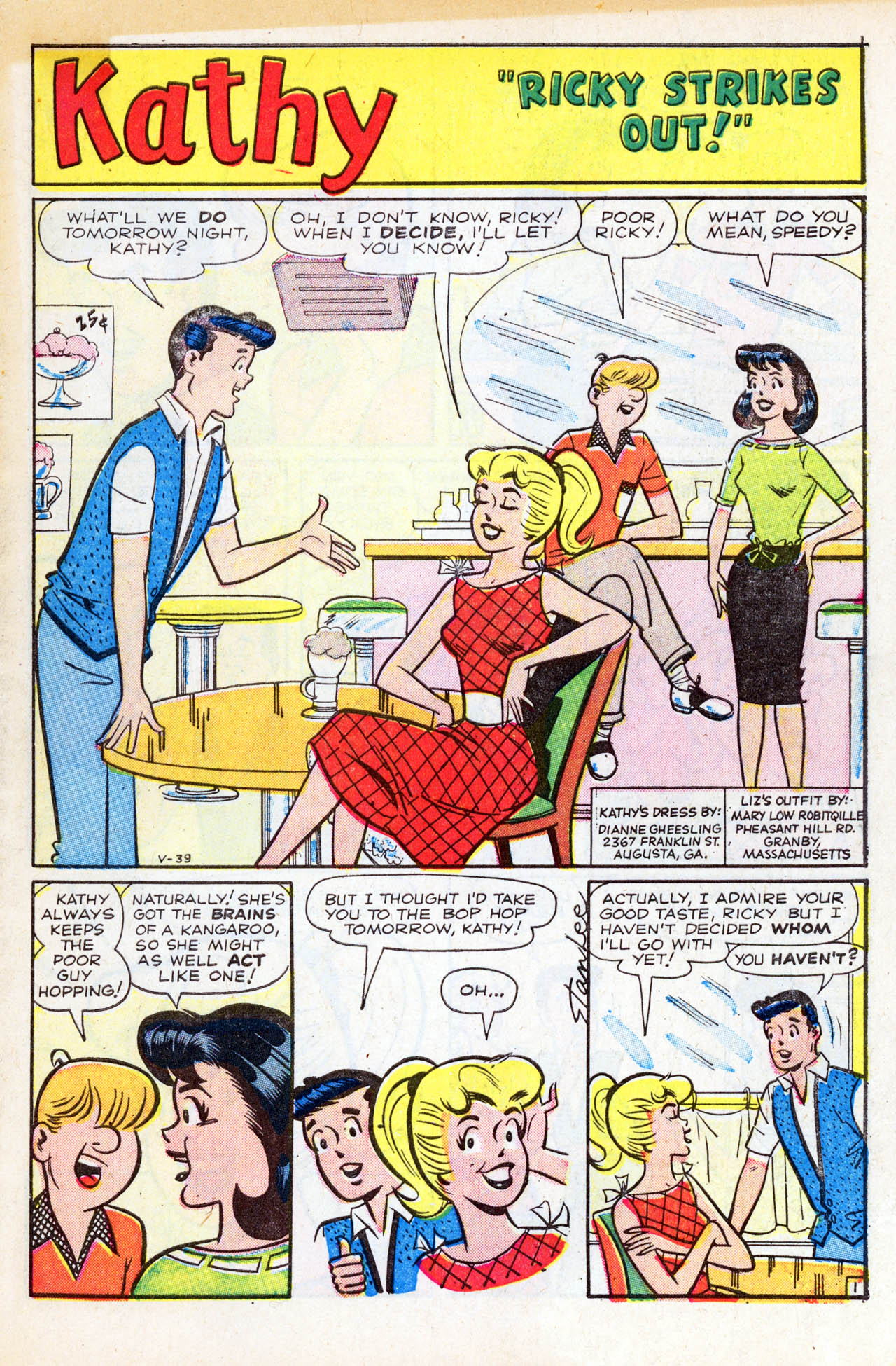 Read online Kathy (1959) comic -  Issue #9 - 2