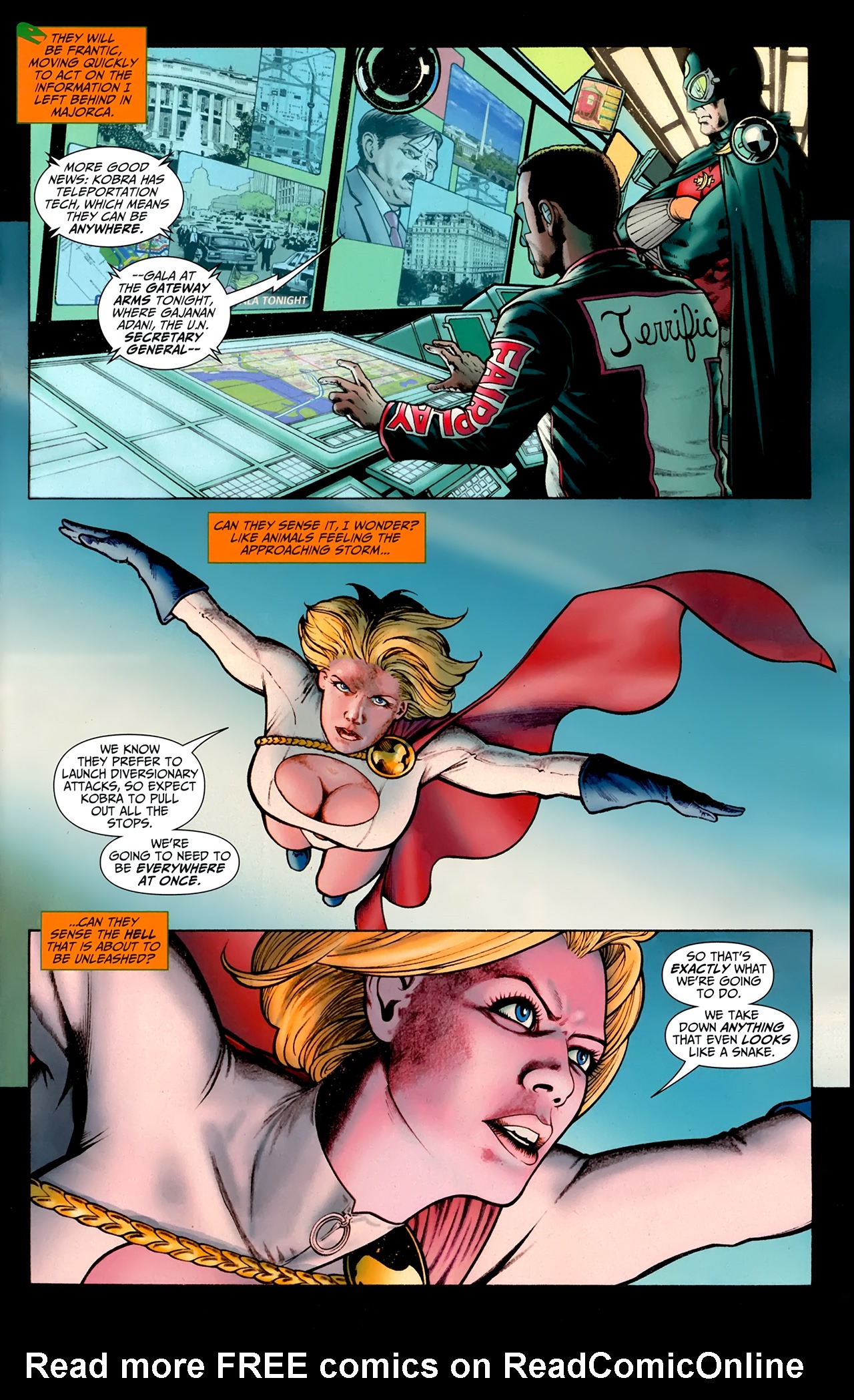 Read online JSA vs. Kobra comic -  Issue #6 - 9