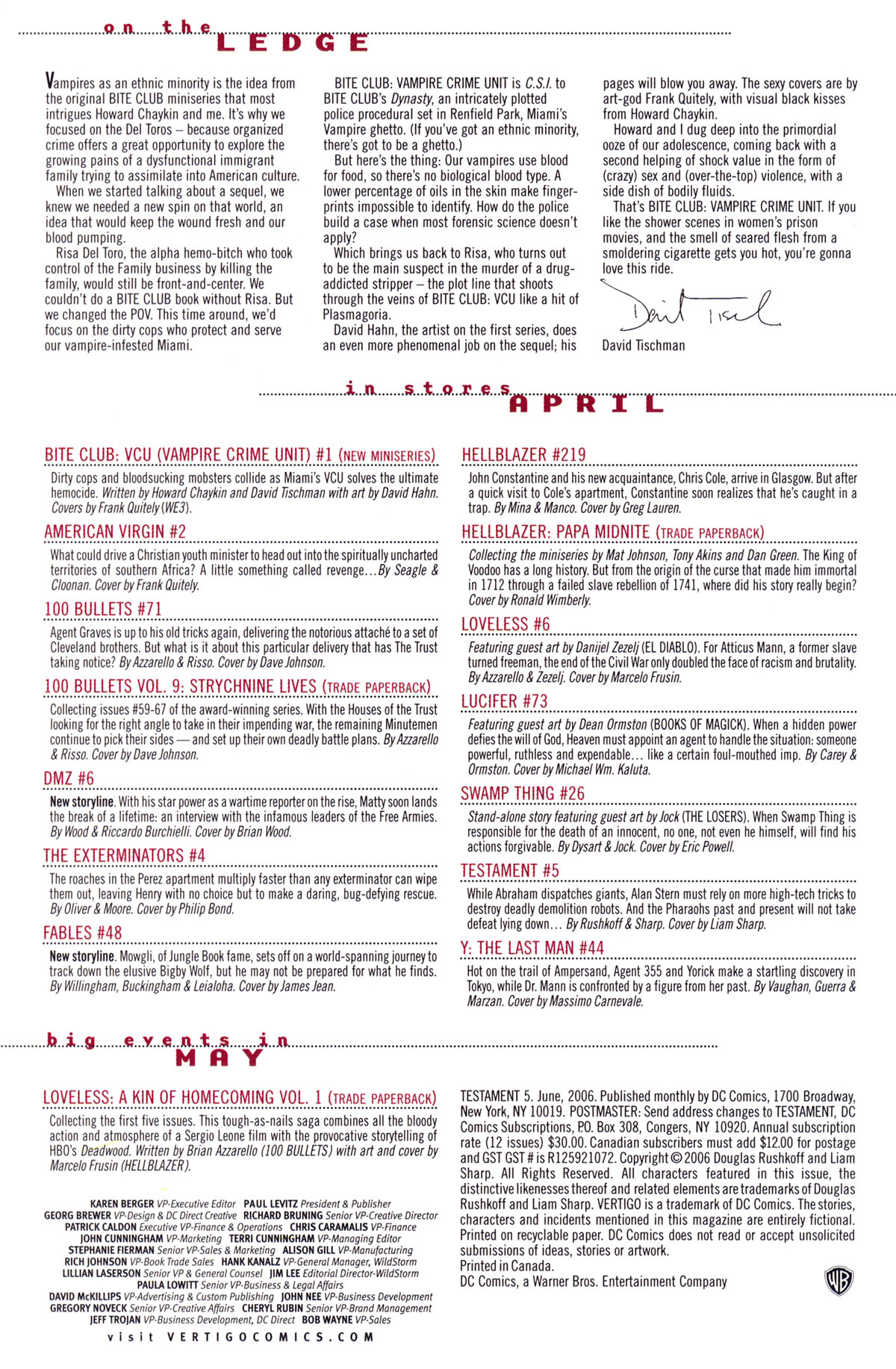 Read online Testament comic -  Issue #5 - 24