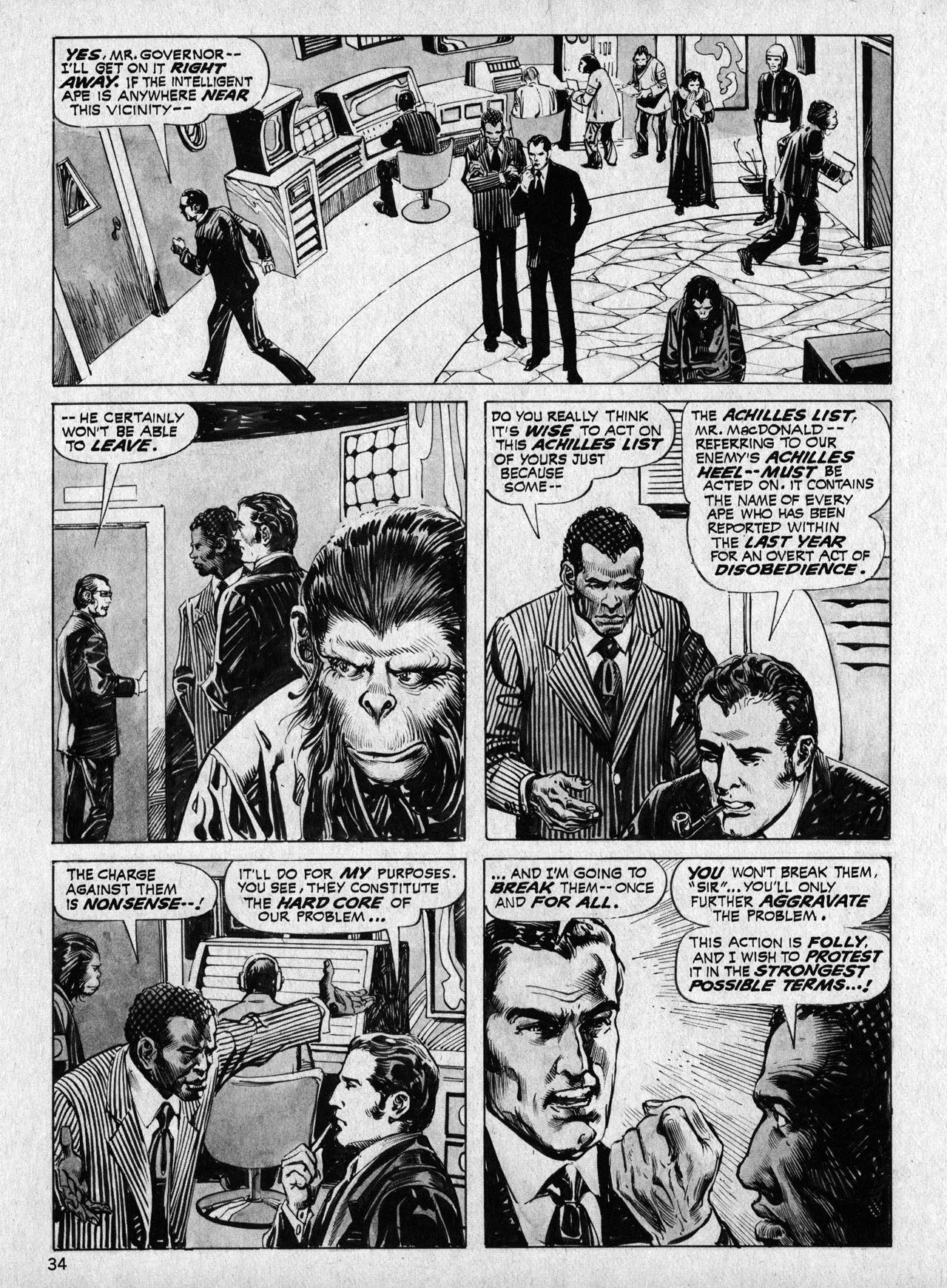 Read online Planet of the Apes comic -  Issue #19 - 33