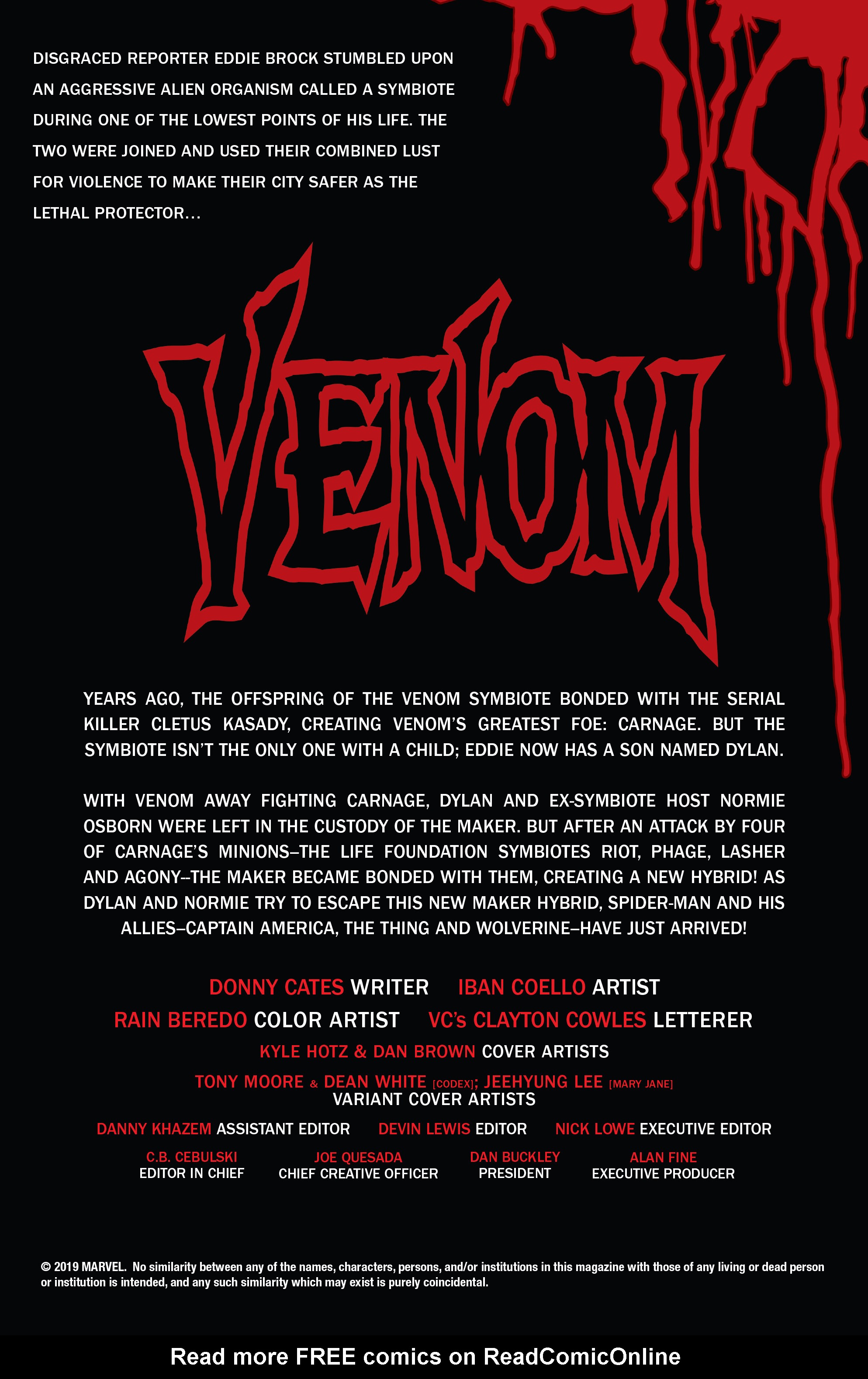 Read online Venom (2018) comic -  Issue #19 - 2