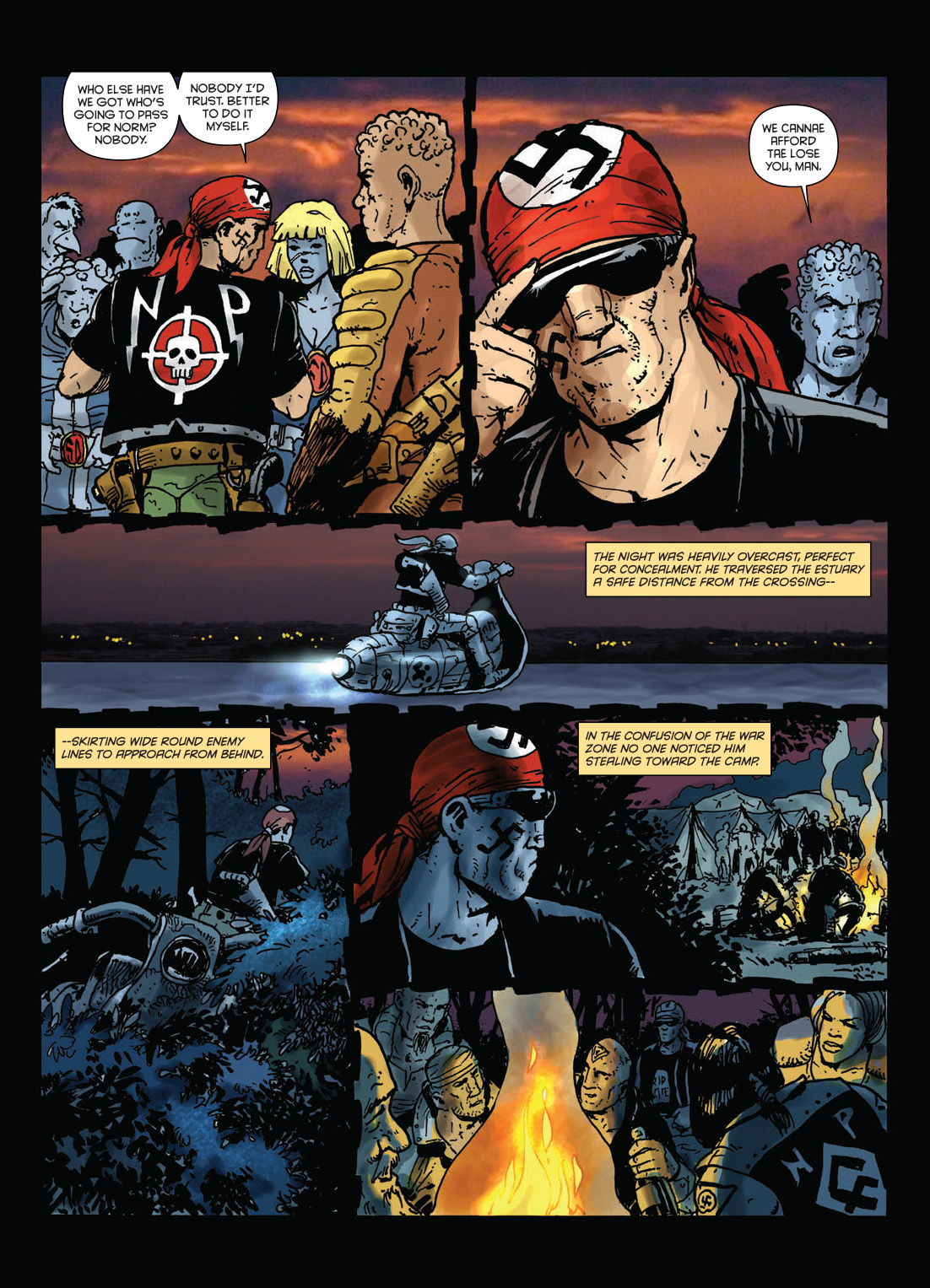 Read online Strontium Dog: The Life and Death of Johnny Alpha: Dogs of War comic -  Issue # TPB - 95