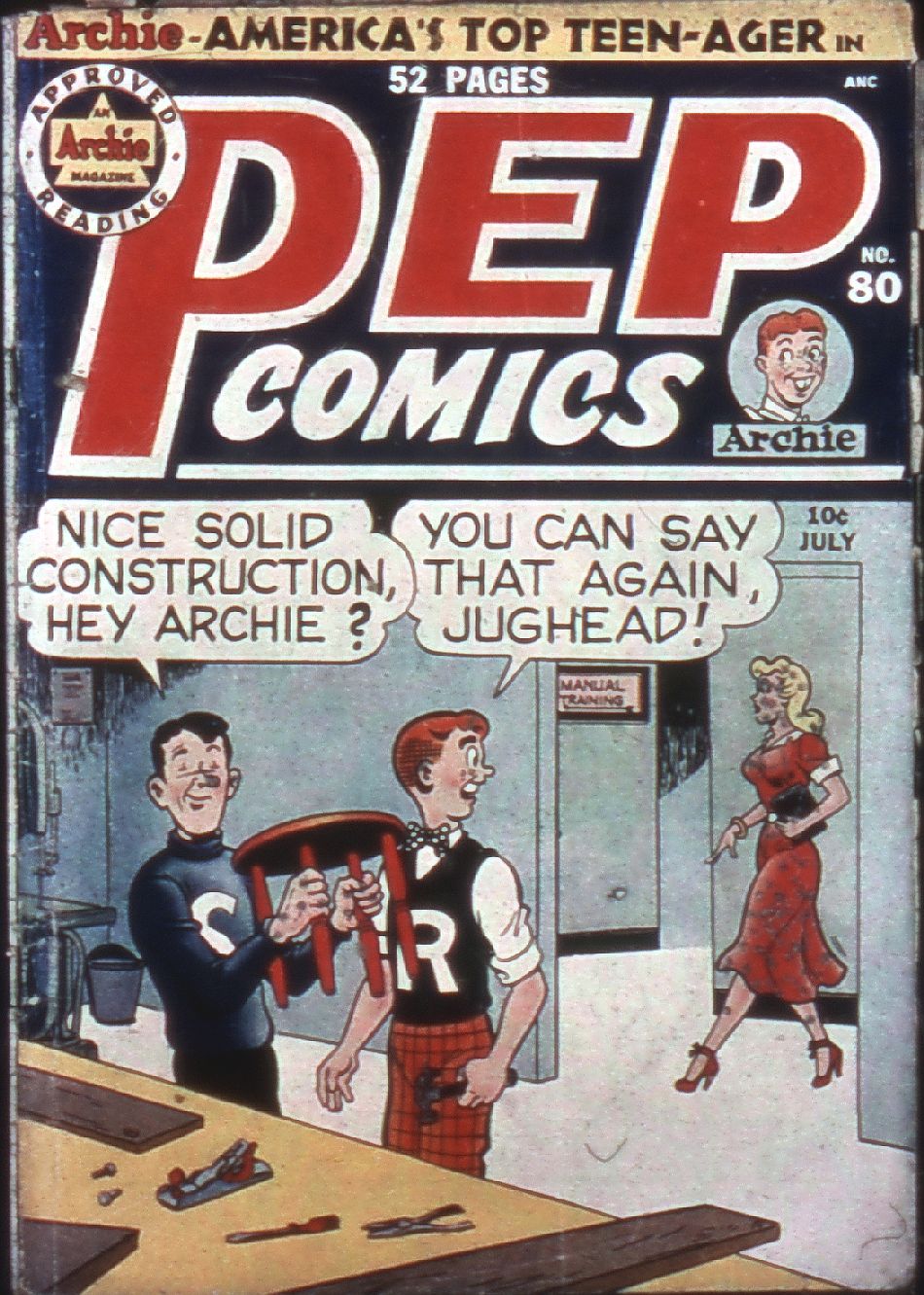 Read online Pep Comics comic -  Issue #80 - 1