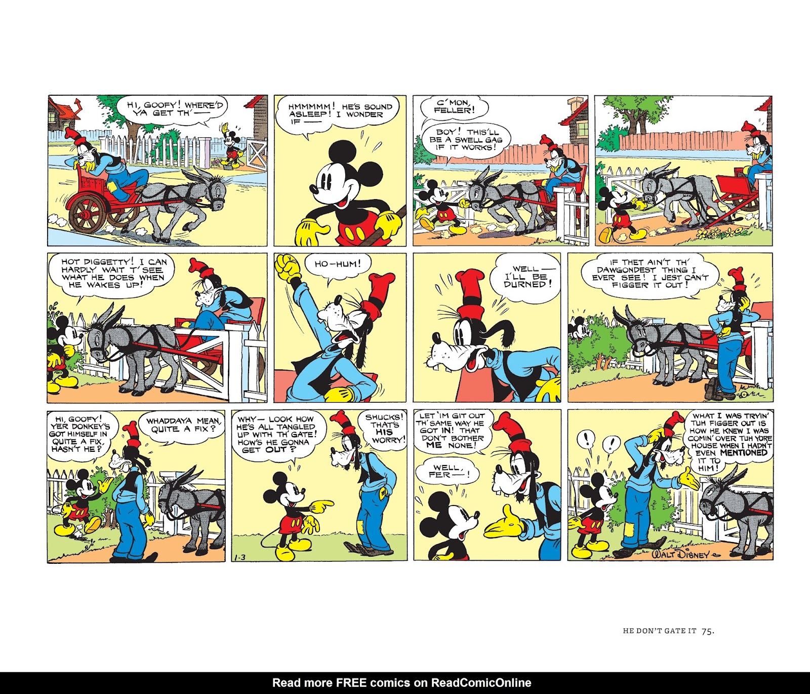 Walt Disney's Mickey Mouse Color Sundays issue TPB 2 (Part 1) - Page 75