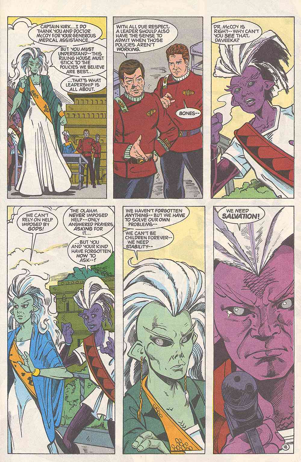 Read online Star Trek (1989) comic -  Issue #21 - 19