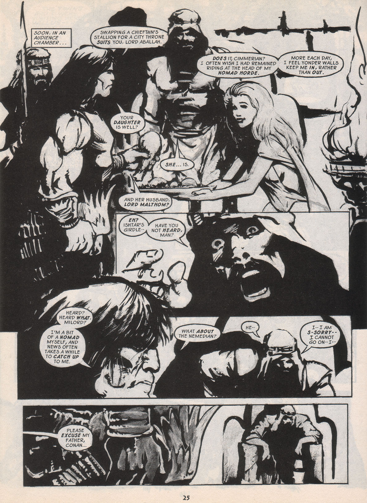 Read online The Savage Sword Of Conan comic -  Issue #222 - 26