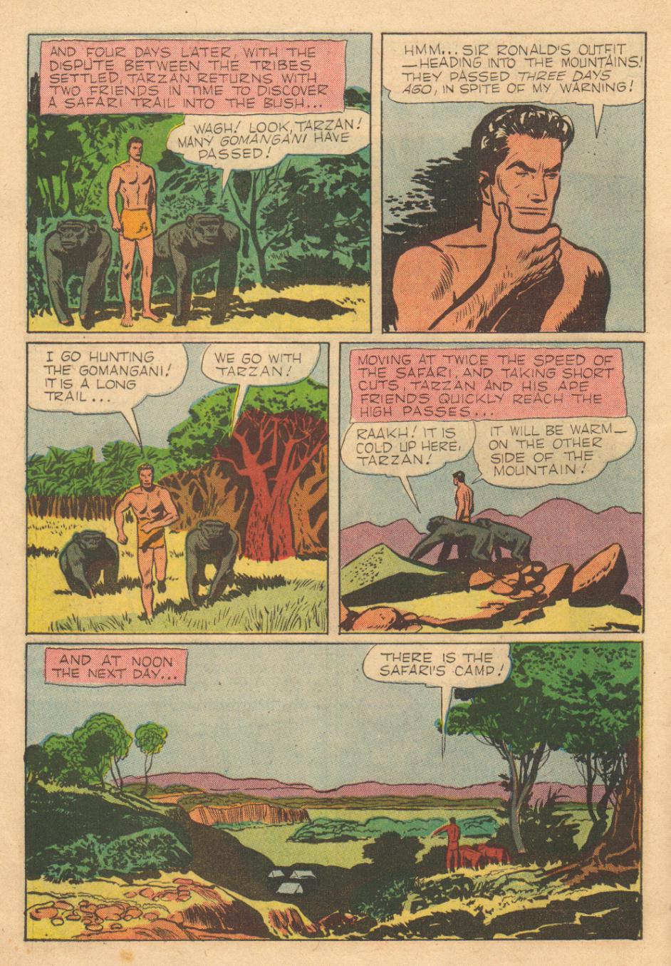 Read online Tarzan (1948) comic -  Issue #89 - 6