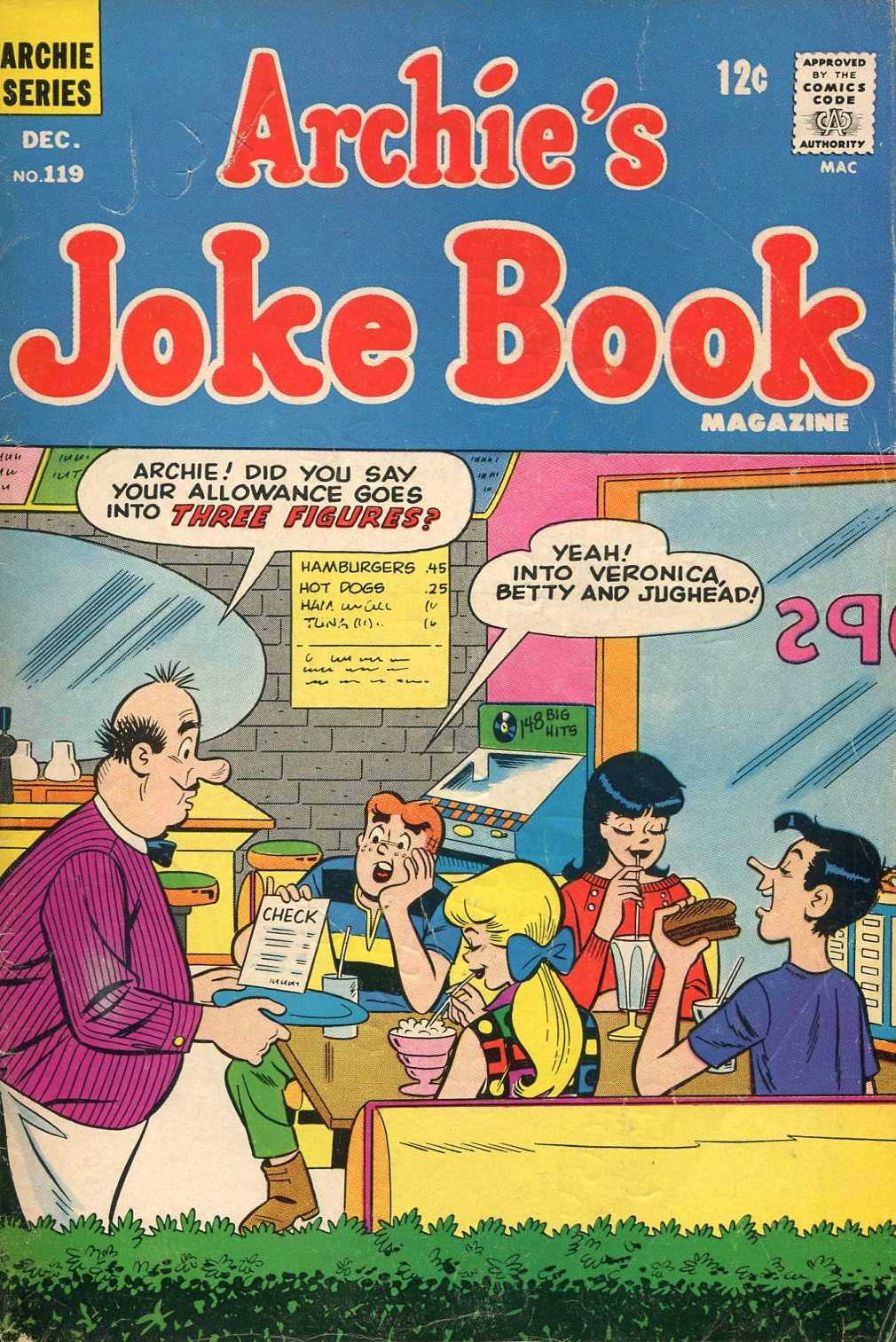 Read online Archie's Joke Book Magazine comic -  Issue #119 - 1