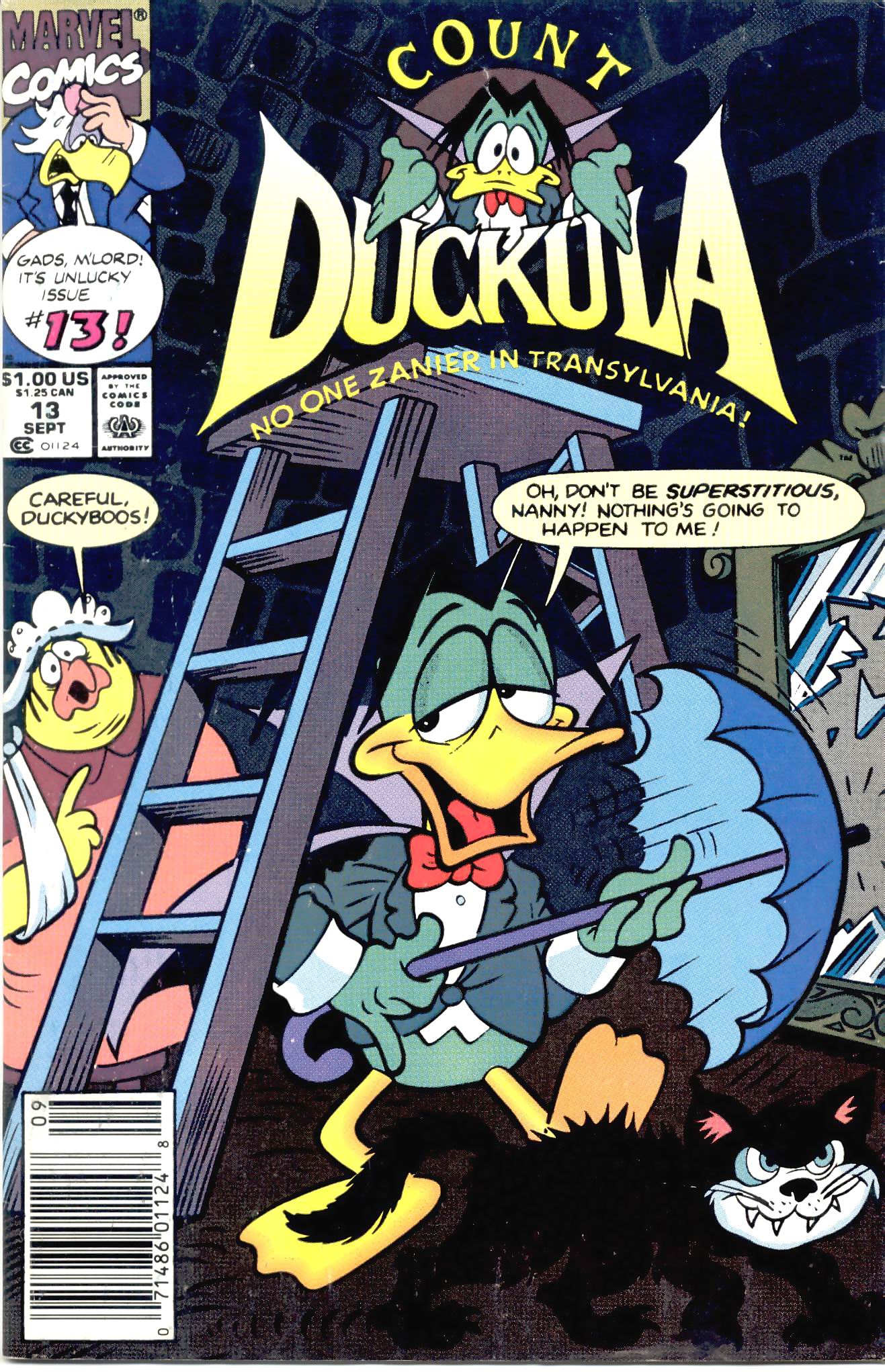 Read online Count Duckula comic -  Issue #13 - 1