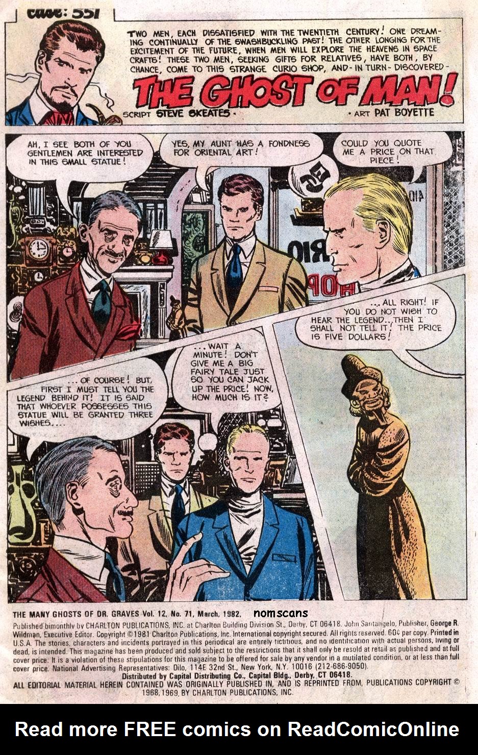 Read online The Many Ghosts of Dr. Graves comic -  Issue #71 - 2