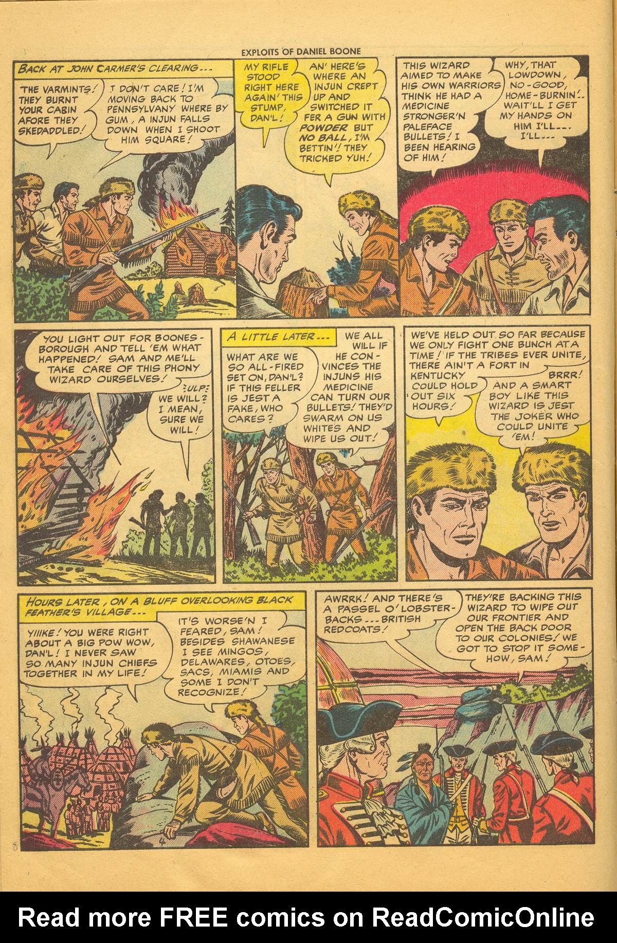 Read online Exploits of Daniel Boone comic -  Issue #4 - 6