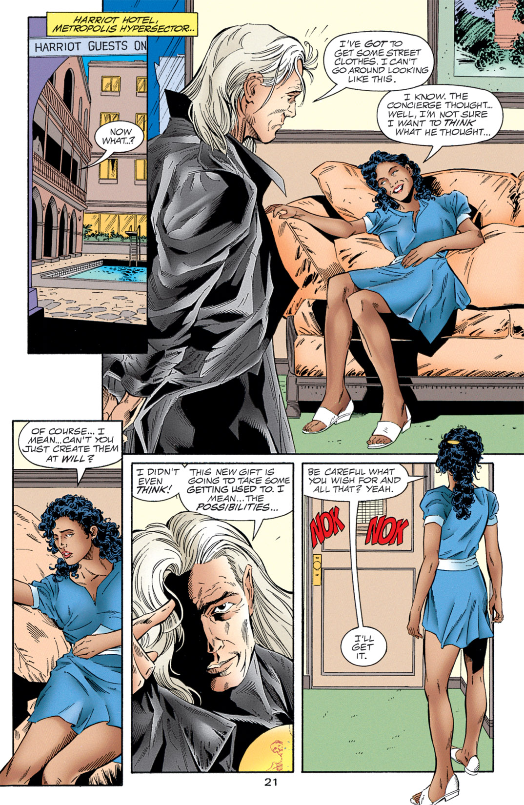 Read online Resurrection Man (1997) comic -  Issue #20 - 21
