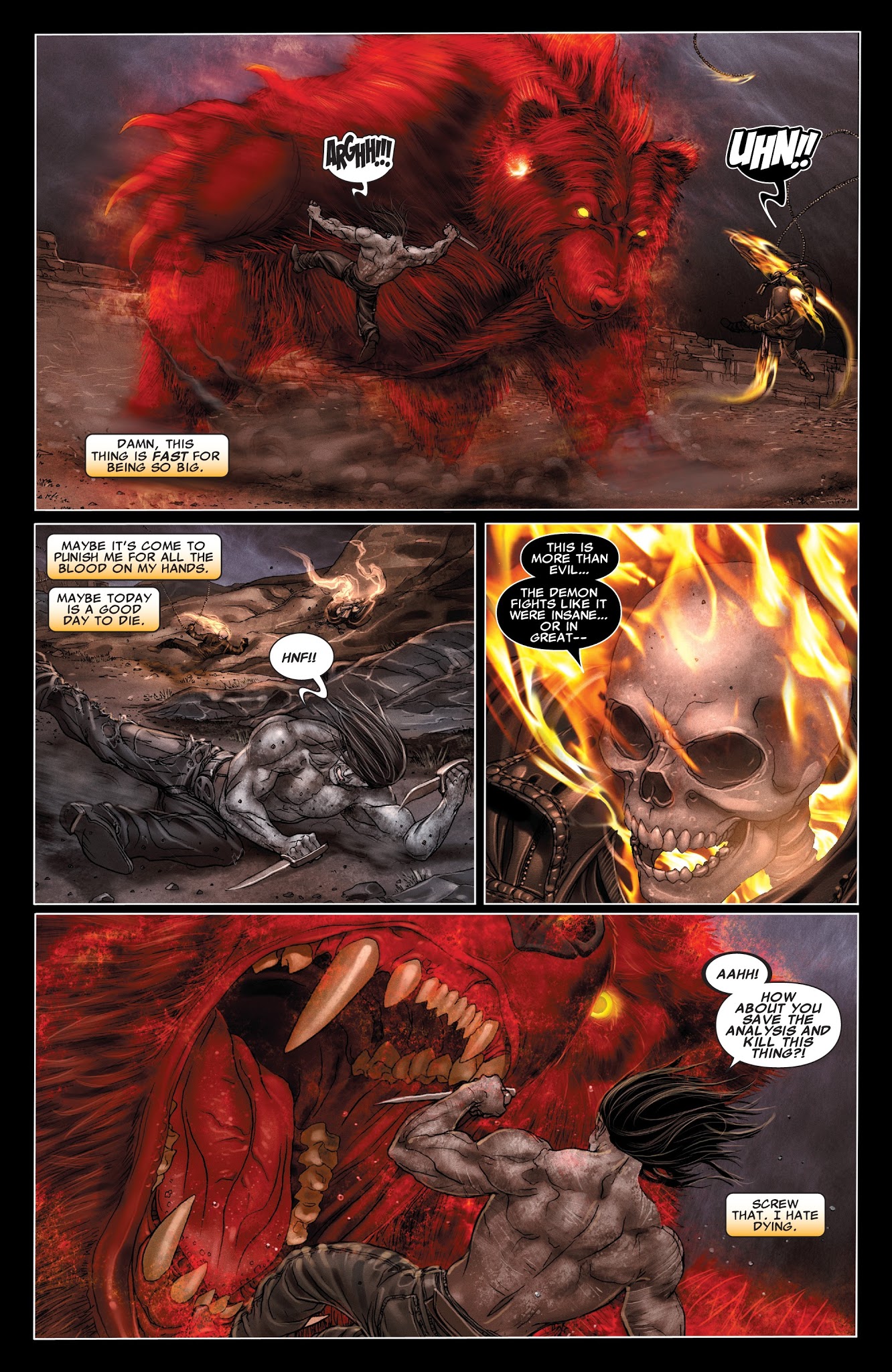 Read online The New Mutants: Demon Bear comic -  Issue # TPB - 124