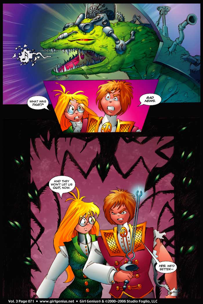 Read online Girl Genius (2002) comic -  Issue #3 - 69