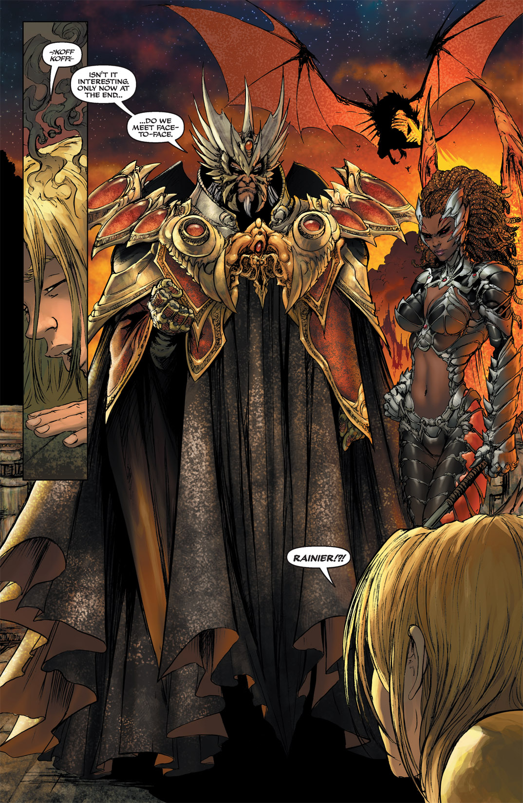 Read online Michael Turner's Soulfire (2003) comic -  Issue #9 - 17