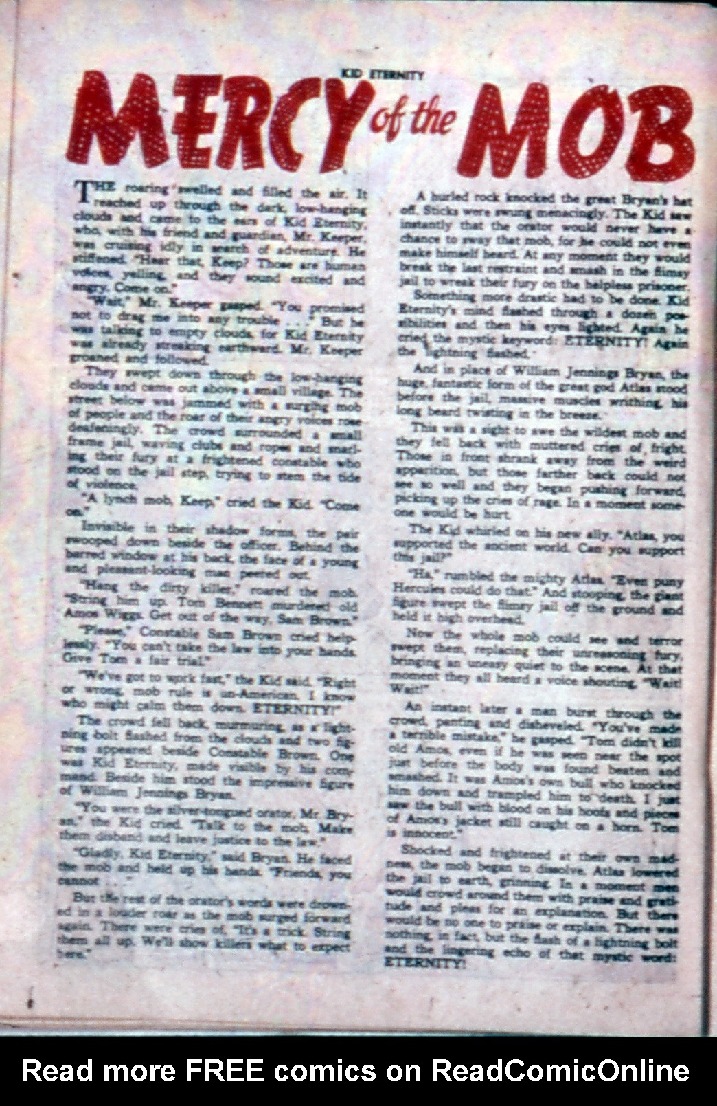 Read online Kid Eternity (1946) comic -  Issue #17 - 22